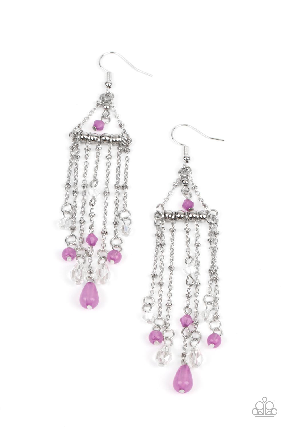 Marina Breeze - Purple Earrings Paparazzi Accessories