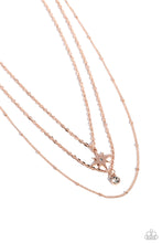 Load image into Gallery viewer, Trendy Twinkle - Rose Gold Necklace Paparazzi Accessories