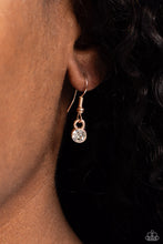 Load image into Gallery viewer, Trendy Twinkle - Rose Gold Necklace Paparazzi Accessories