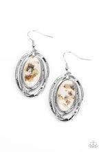 Load image into Gallery viewer, Ocean Floor Oracle - White Earrings Paparazzi Accessories