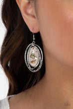 Load image into Gallery viewer, Ocean Floor Oracle - White Earrings Paparazzi Accessories