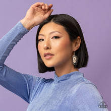 Load image into Gallery viewer, Ocean Floor Oracle - White Earrings Paparazzi Accessories