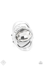 Load image into Gallery viewer, Mountain View Meadow White Rhinestone Ring Paparazzi Accessories