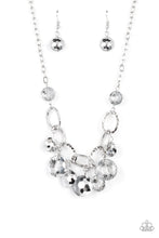 Load image into Gallery viewer, Rhinestone River - Silver Necklace Paparazzi Accessories