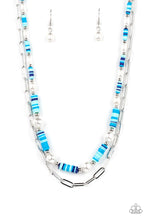 Load image into Gallery viewer, Tidal Trendsetter - Blue Necklace Paparazzi Accessories