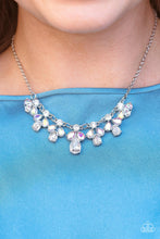 Load image into Gallery viewer, See in a New STARLIGHT - White Iridescent Rhinestone Necklace Paparazzi Accessories