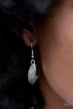 Load image into Gallery viewer, Raw Rapture Hematite Rhinestone Necklace Paparazzi Accessories