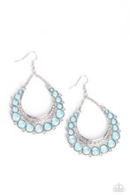 Load image into Gallery viewer, Bubbly Bling - Blue Earrings Paparazzi Accessories