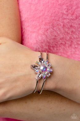 Chic Corsage Rhinestone Hinge Bracelet Paparazzi Accessories
