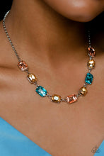 Load image into Gallery viewer, Emerald Envy Multi Rhinestone Necklace Paparazzi Accessories