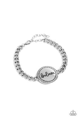 Hope and Faith - Silver Paparazzi Accessories