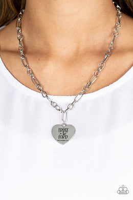 Perennial Proverbs - Silver Necklace Paparazzi Accessories