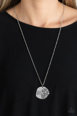 Planted Possibilities - Silver Necklace Paparazzi Accessories