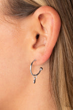 Load image into Gallery viewer, Modern Model - Silver Hoop Earrings Paparazzi Accessories