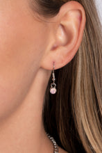 Load image into Gallery viewer, Pearly Pond - Pink Opal Rhinestone Necklace Paparazzi Accessories