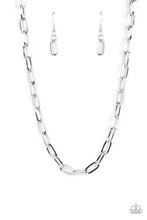 Load image into Gallery viewer, Boston Backdrop - Silver Paparazzi Accessories
