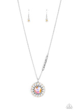 Load image into Gallery viewer, Sundial Dance - Orange Rhinestone Necklace Paparazzi Accessories