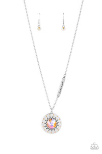 autopostr_pinterest_58290,inspirational,orange,rhinestones,short necklace,Sundial Dance - Orange Rhinestone Necklace