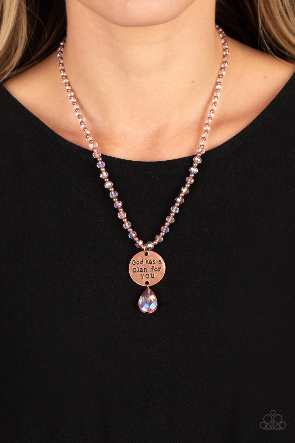 Priceless Plan - Copper Necklace Paparazzi Accessories