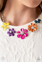 Load image into Gallery viewer, Floral Reverie - Multi Floral Necklace Paparazzi Accessories