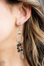 Load image into Gallery viewer, Fossil Flair Multi Oil Spill Earrings Paparazzi Accessories