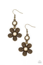 Load image into Gallery viewer, Free-Spirited Flourish - Brass Paparazzi Accessories