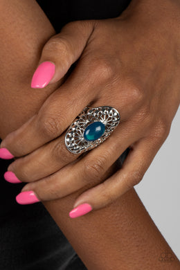 Mexican Magic - Blue Ring Paparazzi Accessories