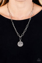 Load image into Gallery viewer, Stardust Saucer - White Necklace Paparazzi Accessories