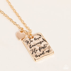 autopostr_pinterest_58290,faith,gold,short necklace,Divine Devotion - Gold Necklace