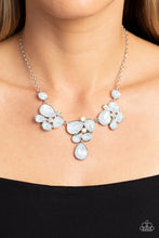Load image into Gallery viewer, Everglade Escape - White Opal Rhinestone Necklace Paparazzi Accessories