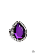 Load image into Gallery viewer, Illuminated Icon - Purple Rhinestone Ring Paparazzi Accessories