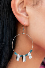 Load image into Gallery viewer, Luxe Lagoon Blue Earrings Paparazzi Accessories
