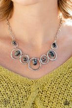 Load image into Gallery viewer, Marble Medley Black Stone Necklace Paparazzi Accessories