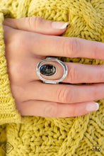 Load image into Gallery viewer, Marble Masterpiece Black Stone Ring Paparazzi Accessories