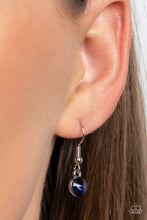 Load image into Gallery viewer, Blooming Brilliance - Blue Rhinestone Necklace Paparazzi Accessories