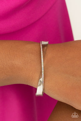 Artistically Adorned - Multi Rhinestone Hinge Bracelet Paparazzi Accessories
