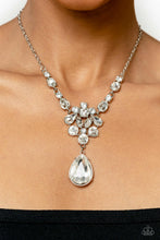Load image into Gallery viewer, TWINKLE of an Eye - White Rhinestone Necklace Paparazzi Accessories