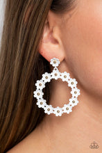 Load image into Gallery viewer, Daisy Meadows - White Post Earrings Paparazzi Accessories