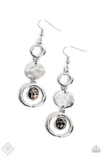Load image into Gallery viewer, Marble Montage Black Stone Earrings Paparazzi Accessories