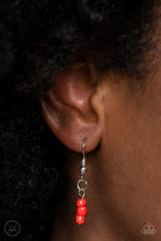 Load image into Gallery viewer, I Can SEED Clearly Now - Red Seed Bead Choker Necklace Paparazzi Accessories