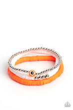 Load image into Gallery viewer, EYE Have A Dream - Orange Stretchy Bracelet Paparazzi Accessories