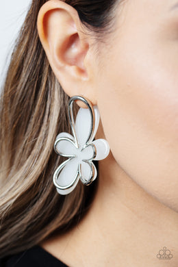 Glimmering Gardens - White Paparazzi Accessories