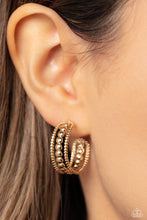 Load image into Gallery viewer, Dotted Darling - Gold Paparazzi Accessories