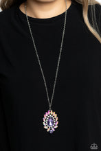 Load image into Gallery viewer, Over the TEARDROP - Purple Rhinestone Necklace Paparazzi Accessories