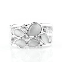 Load image into Gallery viewer, Dreamy Glow Silver Moonstone Ring Paparazzi Accessories