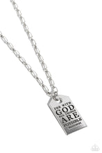 Load image into Gallery viewer, Possible Pendant - Silver Paparazzi Accessories