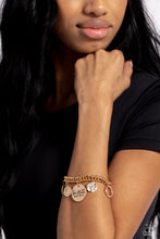 Load image into Gallery viewer, GLITTER and Grace - Gold Bracelet Paparazzi Accessories