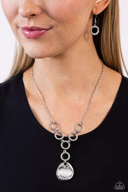 Get OVAL It - White Paparazzi Accessories