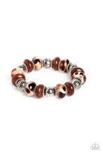 Load image into Gallery viewer, Warped Wayfarer - Brown Bracelet Paparazzi Accessories