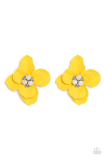 Load image into Gallery viewer, Jovial Jasmine - Yellow Paparazzi Accessories